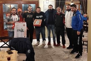 Δείπνο στην ομάδα του Δωτιέα Αγιάς παρέθεσε ο Ευάγγελος Ποτούλης