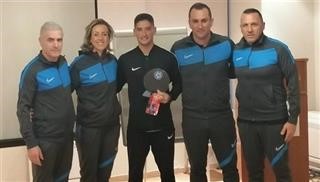 Τιμήθηκε ο διαιτητής Κ. Τσοπλάκος