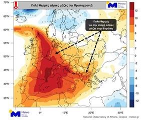  Με ανεβασμένη θερμοκρασία η Πρωτοχρονιά στην Ελλάδα