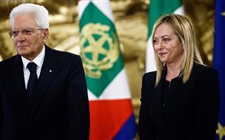 Ορκίσθηκε η κυβέρνηση της Τζόρτζια Μελόνι
