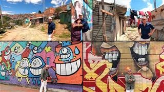 Οι εικόνες με τον Τάσο Δούση συνεχίζουν το ταξίδι τους στην Κολομβία