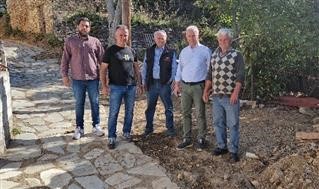 Αποκατάσταση πλακόστρωτων δρόμων στην Σπηλιά