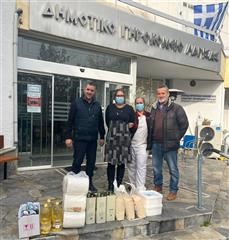Τρόφιμα στο Δημοτικό Γηροκομείο Λάρισας παρέδωσε ο ΣΠΠΝΛ