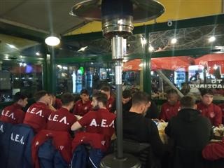 Μετά τη νίκη, γεύμα στο «Παραδοσιακό» (PICS)