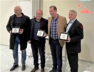 Η ΕΠΣΛ τίμησε τρεις παλαίμαχους της ΑΕΛ (PICS)