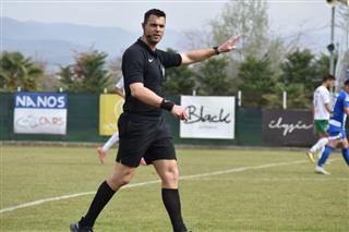 Ο διαιτητής στο παιχνίδι Ηρακλής Λάρισας – ΠΑΟ Ρουφ