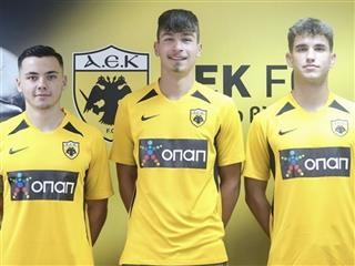   Τρεις νεαροί ποδοσφαιριστές εντάχθηκαν στο ρόστερ της ΑΕΚ Β
