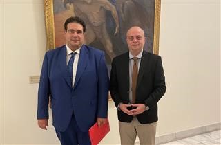 Συνάντηση με τον Αναπληρωτή Υπ. Εσωτερικών πραγματοποίησε ο Χρ. Καπετάνος 