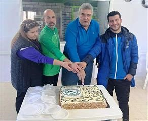 Έκοψε την πρωτοχρονιάτικη πίτα ο Παναγροτικός (PICS)