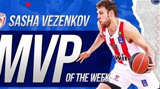Τέταρτο βραβείο MVP of the Week για τον Βεζένκοφ