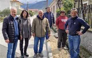Στο Συκούριο ο Δήμαρχος Τεμπών Γ. Μανώλης