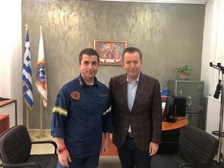 Κόκκαλης σε αστυνομία και πυροσβεστική (PICS)