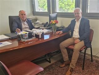 Στη Διεύθυνση Αγροτικής Οικονομίας και Κτηνιατρικής ο  Δήμαρχος Τεμπών 