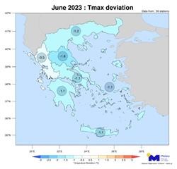  Το 2023 ο πιο ψυχρός Ιούνιος των τελευταίων 14 ετών