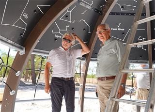  ΛΑΡΙΣΑ: Αυτοψία Καλογιάννη στις εργασίες στο Αισθητικό Άλσος