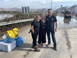 Με επιτυχία αποστολή ειδών πρώτης ανάγκης στον οικισμό της Αμφιθέας