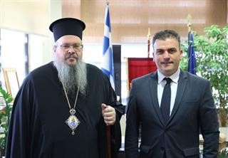  Επίσκεψη Σεβασμιώτατου Μητροπολίτη Λαρίσης & Τυρνάβου, κ.κ.Ιερωνύμου 