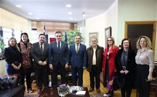  Συνάντηση Δημάρχου Λαρισαίων, Θανάση Μαμάκου με τη διοίκηση του ΓΝΛ 