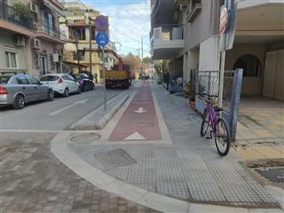 Νέες εργασίες για το δίκτυο πεζοδρόμων και ποδηλατικών διαδρομών