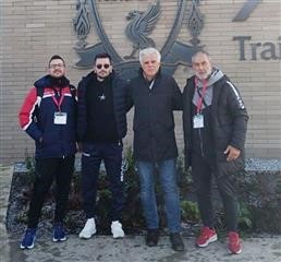 Αξέχαστη εμπειρία για τρεις Λαρισαίους προπονητές στο Λίβερπουλ!