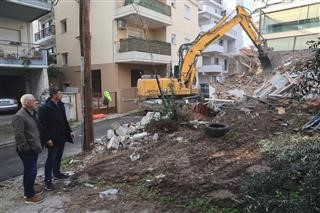 Με εντατικούς ρυθμούς εκτελείται το πρόγραμμα κατεδαφίσεων επικίνδυνων κτιρίων