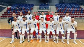 Εθνική Futsal: Eξαιρετική εμφάνιση και ισοπαλία με το Αζερμπαϊτζάν