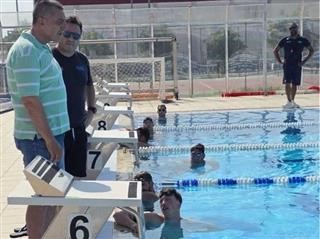 Ο Περιφερειάρχης Θεσσαλίας στην προετοιμασία της Εθνικής Πόλο Ανδρών στη Λάρισα