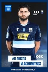  Stoiximan Player of the Club της Λαμίας ο Ανέστης Βλαχομήτρος