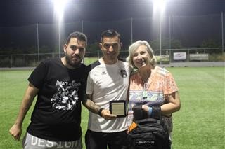 Το Athleticlarissa τίμησε τον Θάνο Τριανταφυλλόπουλο
