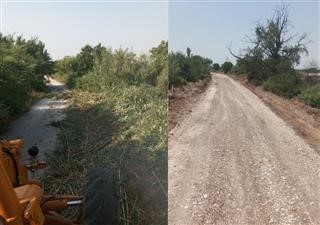  Σε εξέλιξη έργα για αποκατάσταση και συντήρηση αγροτικής οδοποιίας 