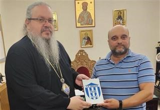 Επίσκεψη του Απόλλωνα Λάρισας στην Ιερά Μητρόπολη Λαρίσης και Τυρνάβου