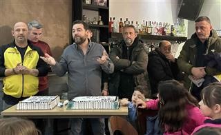 Η κοπή της πρωτοχρονιάτικης πίτας της Ακαδημίας Δόξας Αργυροπουλίου