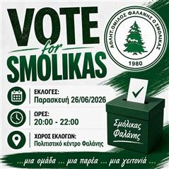 Εκλογές στον Σμόλικα Φαλάνης