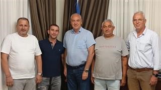  Συνάντηση του Δημάρχου Ελασσόνας Ν. Γάτσα με τη νέα διοίκηση του ΠΟΕ 