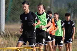  Η αποστολή του ΠΑΟΚ Β' με την ΑΕΛ 