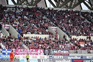 Ο κόσμος της ΑΕΛ ξανά στο πλευρό της ομάδας – Εικόνες του Athleticlarissa